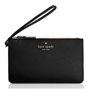 Kate Spade Black Slim Wristlet